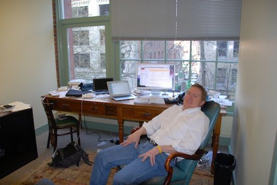 Kevin O'Keefe at the LexBlog Offices
