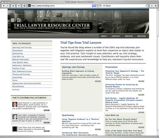 Trial Lawyer Resource Center