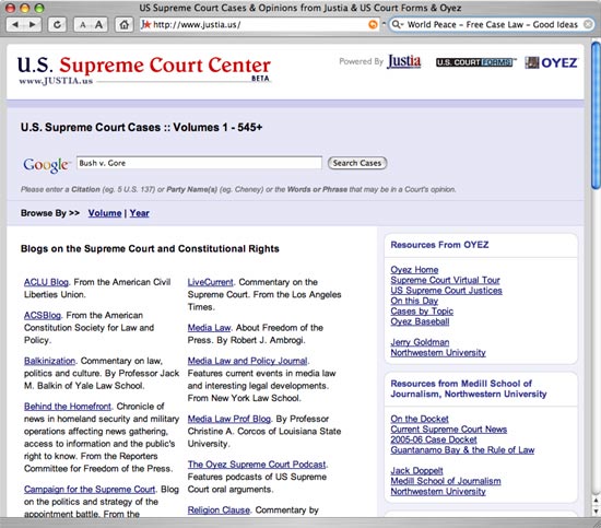 US Supreme Court Center - All the Cases