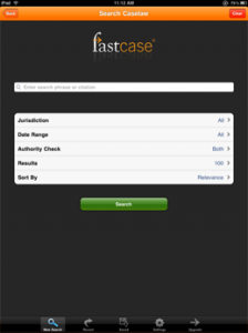 'The Fastcase App for your iPad