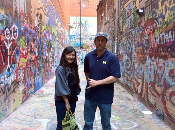 Anna and Tim in Ann Arbor